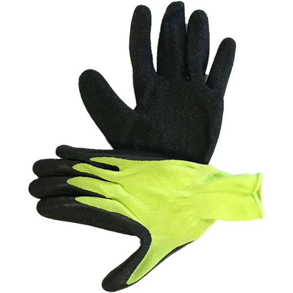 Ochranné rukavice zeleno-čierna 10''