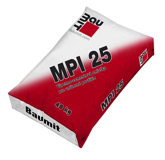 Baumit  MPI 25 vápennocementová strojová omietka, 40kg