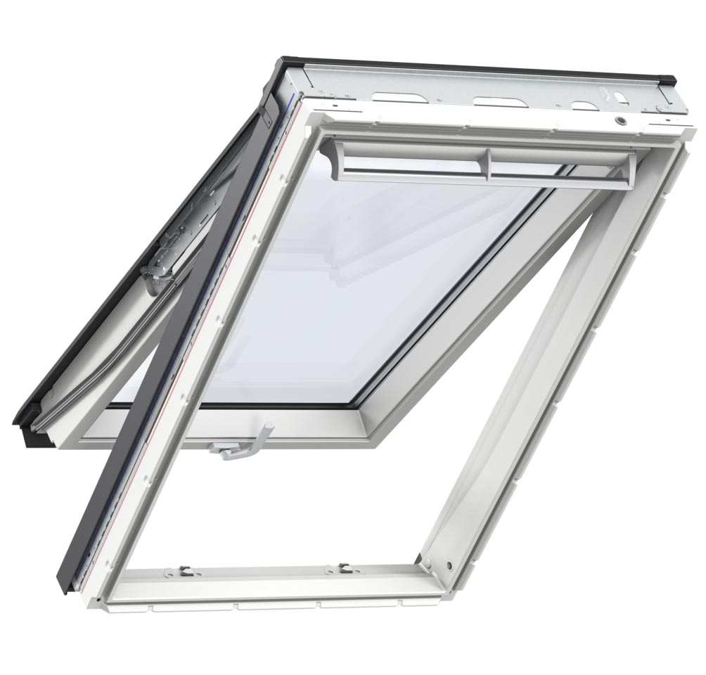 Velux GPU 0066 MK08 78x140 Premium plastové panoramatické okno s trojsklom a s doľným ovládaním